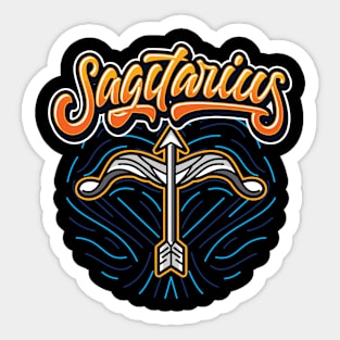 Zodiac SAGITARIUS Fingerprint Series Sticker